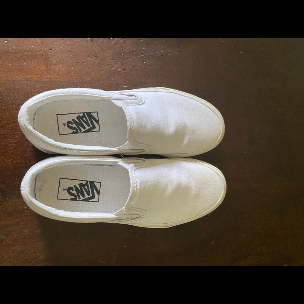 VANS - Slip-On White - Best Sellers Women’s Size 6.5